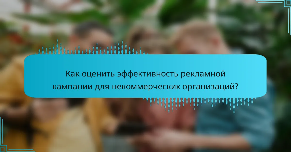 Как оценить эффективность рекламной кампании для некоммерческих организаций?