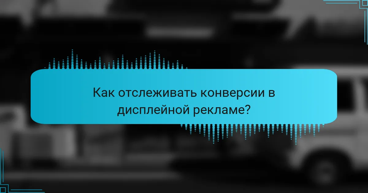 Как отслеживать конверсии в дисплейной рекламе?